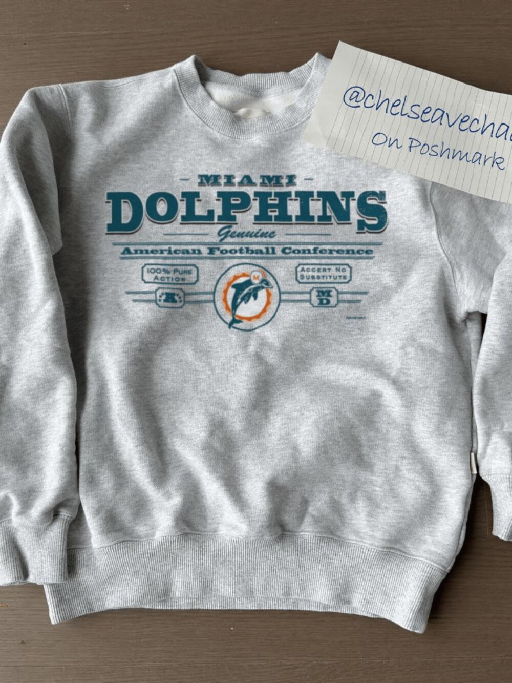 Vintage Miami Dolphins Football Sweatshirt, Retro 90s NFL Men Women Shirt Tee